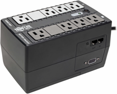 550VA 300W Standby UPS with 8 NEMA 5-15R Outlets, 120V