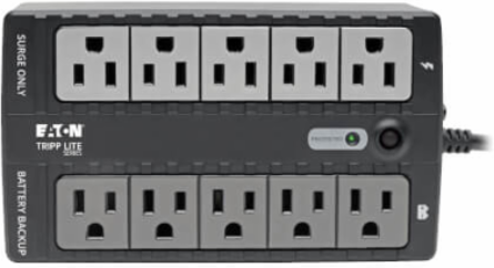 550VA 300W Standby UPS with 10 NEMA 5-15R Outlets, USB, 120V