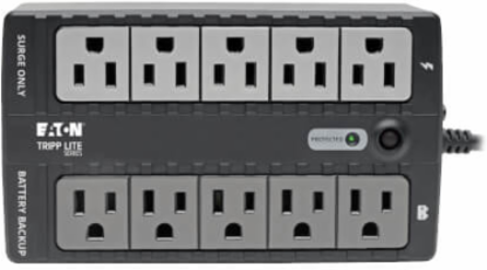 600VA 325W Standby UPS, 10 NEMA 5-15R Outlets, 120V, USB