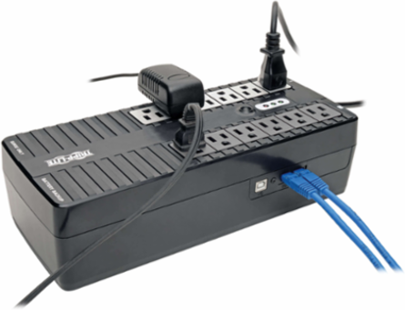 900VA 480W Standby UPS, 12 NEMA 5-15R Outlets, 120V, Compact Design