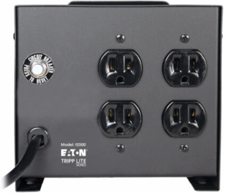 Isolation Transformer Power Conditioner, 120V, 500W, 4 Outlets, TAA