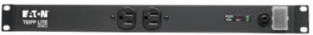 12-Outlet Surge Protector, 3840 Joules, 15 ft Cord, 1U Rack-Mount