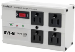 4-Outlet Surge Protector, 6 ft Cord, 3330 Joules, Metal Housing