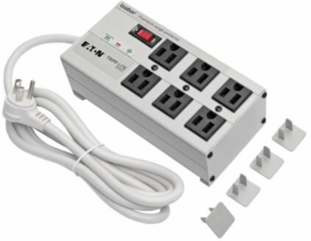 6-Outlet Surge Protector, 6 ft Cord, 3330 Joules, Metal Housing