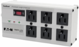 6-Outlet Surge Protector, 6 ft Cord, 3330 Joules, Metal Housing