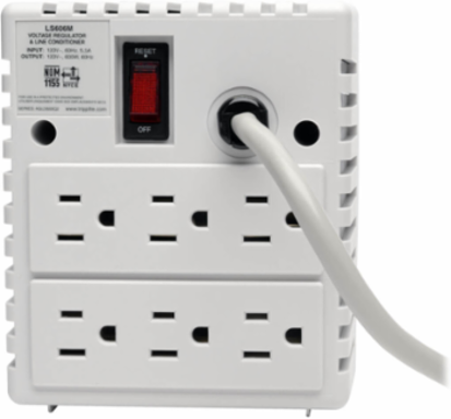 600W 120V Power Conditioner with AVR & 720 Joules Surge Protection