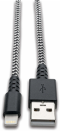 Heavy-Duty USB Sync/Charge Cable 3 Ft with Lightning Connector