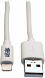 USB Sync/Charge Cable with Lightning Connector, 6 Ft, MFi-Certified, USB 2.0