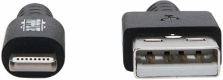 Heavy-Duty USB Sync/Charge Cable, 10 ft., MFi-Certified, Lightning Connector