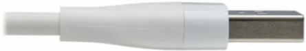 USB-A to Lightning/USB-C/Micro-B 3-in-1 Sync/Charge Antibacterial Cable, MFi Certified, White, 4 ft