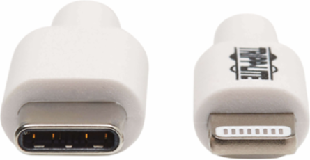 USB-C to Lightning Sync/Charge Cable, 3 ft, USB 2.0, MFi-Certified