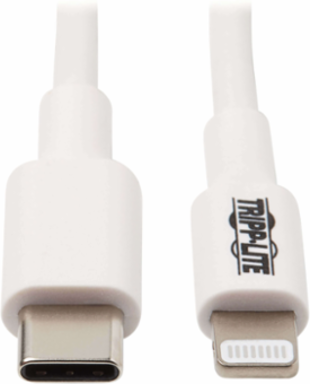 USB-C to Lightning Sync/Charge Cable, 3 ft, USB 2.0, MFi-Certified