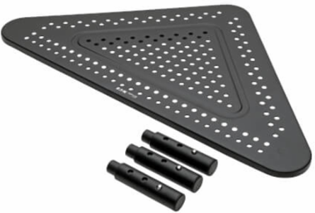 Height Adjustable Monitor Riser - 12 x 20 Inch, Metal, Supports 44 lbs