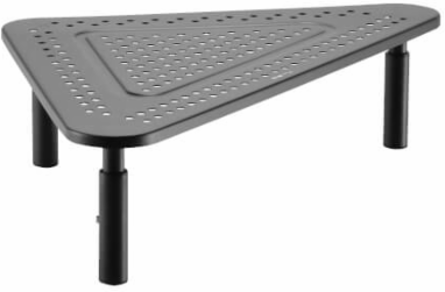 Height Adjustable Monitor Riser - 12 x 20 Inch, Metal, Supports 44 lbs