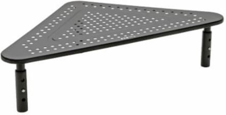 Height Adjustable Monitor Riser - 12 x 20 Inch, Metal, Supports 44 lbs