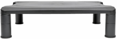 Universal Monitor Riser, 5.25 Inch Adjustable Height, Supports 40 lb, 15.5 x 11.25 Inch Platform