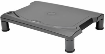 Universal Monitor Riser, 5.25 Inch Adjustable Height, Supports 40 lb, 15.5 x 11.25 Inch Platform