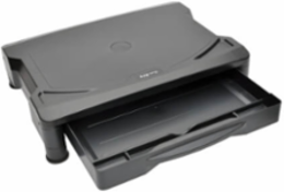 Universal Monitor/Printer Riser with Storage Drawer, 15.5 x 11.25 Inch, Supports 40 lb.