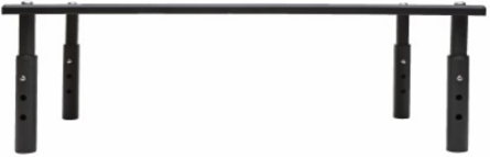 Adjustable Monitor Riser, 18 x 11 Inch, Height Adjustable, Metal, 44 lb Capacity