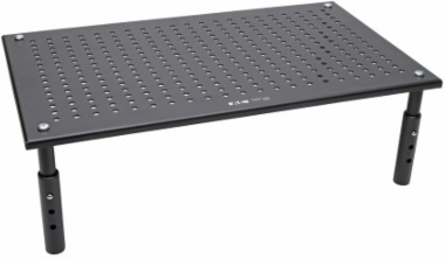 Adjustable Monitor Riser, 18 x 11 Inch, Height Adjustable, Metal, 44 lb Capacity