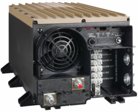 PowerVerter 2000W 120V 12VDC Inverter/Charger, Hardwired, Auto-Transfer, 3-Stage Charging