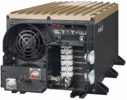 PowerVerter 2000W 120V 12VDC Inverter/Charger, Hardwired, Auto-Transfer, 3-Stage Charging