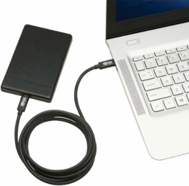 Thunderbolt 3 Passive Cable, 1.5 Meter, 20 Gbps, 5A 100W Power Delivery, 4K@60Hz