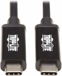 Thunderbolt 3 Active Cable, 2 m, 40 Gbps, 5A 100W Power Delivery, Black