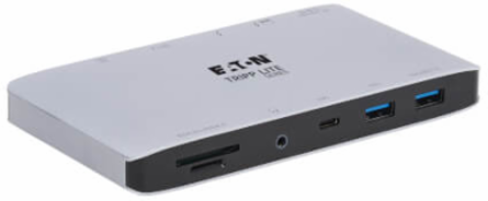 Thunderbolt 3 Dock with USB-C Compatibility, Dual Display - 8K DisplayPort, USB 3.2 Gen 2 10G, USB-A/USB-C Hub, GbE, International Plug Adapters