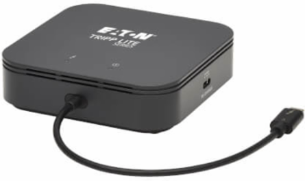 Thunderbolt 3 Dual Monitor Docking Station - 8K/30Hz DisplayPort, 4K/60Hz HDMI, USB 3.2 Gen 2, GbE, 60W PD Charging - Black