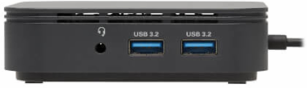 Thunderbolt 3 Dual Monitor Docking Station - 8K/30Hz DisplayPort, 4K/60Hz HDMI, USB 3.2 Gen 2, GbE, 60W PD Charging - Black