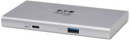 USB Hub, Thunderbolt 4, 4-Port, 8K, Dual 4K 60 Hz, USB 3.2 Gen 2, 100W Charging, Gray