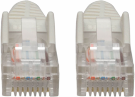 Cat5e 350 MHz Snagless Ethernet Cable, 5 Inch, 1 Gbps, White