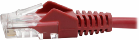 Cat5e Ethernet Cable, 350 MHz, 6 ft., Red, UTP, 1 Gbps, Snagless