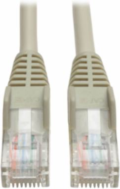 7 ft. Snagless Cat5e Ethernet Cable, 350 MHz, Gray, UTP, 1 Gbps