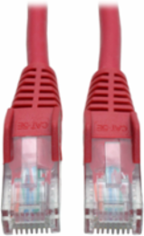 Cat5e Ethernet Cable 10 ft, Red, 350 MHz, Snagless, UTP, 1 Gbps