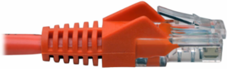Cat5e Snagless Molded UTP Ethernet Cable, 1Gbps, 14 ft, Orange