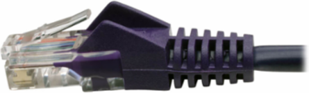 Cat5e 350 MHz Snagless Molded Ethernet Cable, 25 ft., Purple, 1 Gbps