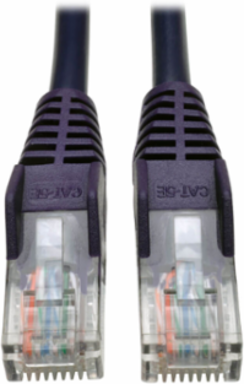 Cat5e 350 MHz Snagless Molded Ethernet Cable, 25 ft., Purple, 1 Gbps