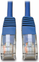 Cat5e Patch Cable 1 Ft, 350 MHz, UTP, RJ45 Male, Blue
