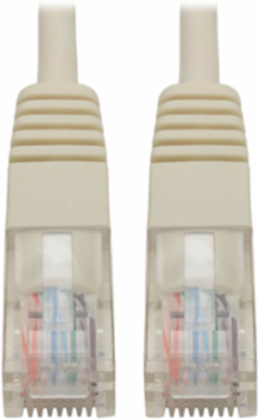 Cat5e 350MHz Molded Patch Cable, 1 Ft, UTP, RJ45 Male, White