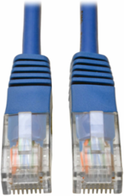 6 Ft Cat5e Patch Cable, 350 MHz, PVC UTP, 1 Gbps, Blue
