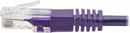 Cat5e 350 MHz Molded UTP Network Patch Cable 6 ft, Purple, 1 Gbps
