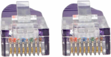 Cat5e 350 MHz Molded UTP Network Patch Cable 6 ft, Purple, 1 Gbps