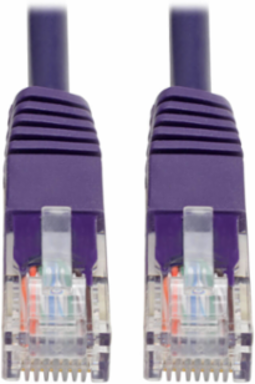 Cat5e 350 MHz Molded UTP Network Patch Cable 6 ft, Purple, 1 Gbps