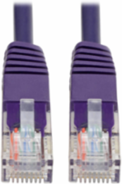 Cat5e 350 MHz Molded UTP Network Patch Cable 6 ft, Purple, 1 Gbps