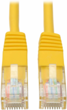 Cat5e 350MHz Yellow Patch Cable 7 ft, 1Gbps, UTP, RJ45 M/M