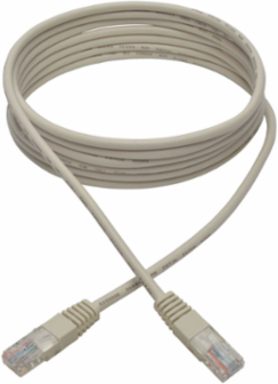 Cat5e 350 MHz Patch Cable, 10 ft., UTP, RJ45 Male, White
