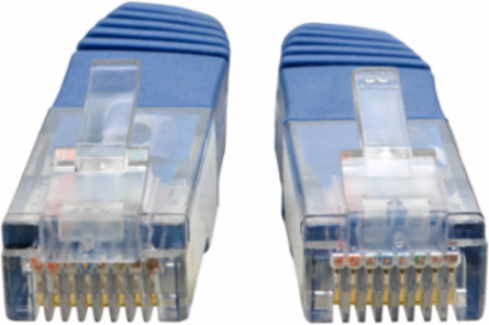 Cat5e 350 MHz UTP Patch Cable, 12 ft, Blue, 1 Gbps Network Speed