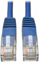 Cat5e 350 MHz UTP Patch Cable, 12 ft, Blue, 1 Gbps Network Speed